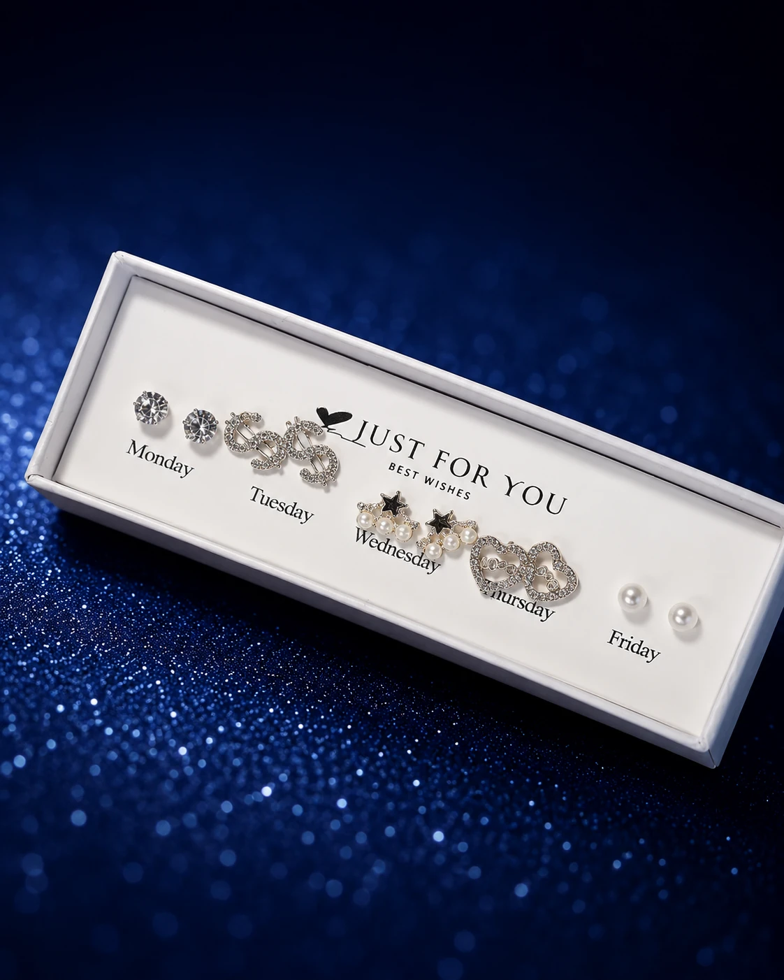 Weekday Glam Earrings Box